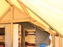 tente en toile et bois - camping Kerlaz photo 2