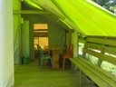 tente en toile et bois - camping Kerlaz photo 7