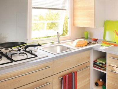 Cliquez pour découvrir toutes les photos de l'HÉBERGEMENT ! mobil-home - Flower La Plage photo 3