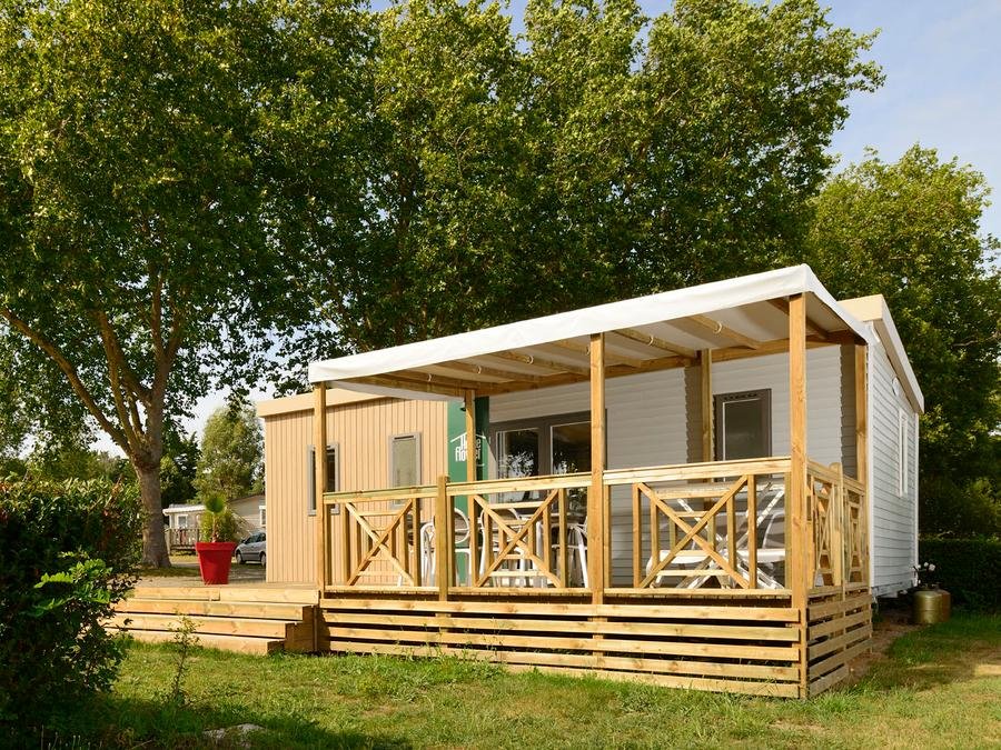 Camping Pas Cher vous présente avec son site Officiel campingpascher.fr, le Camping Flower Le Conleau classé 4 étoiles, situé sur la commune de Vannes dans le département Morbihan (Bretagne) en France. Le camping Flower Le Conleau, vous présente un hébergement de type mobil-home de 35 m² avec climatisation et télévision. Le camping Flower Le Conleau vous propose du lundi 12 octobre au lundi 19 octobre 2026, en promotion à -18% pour 7 nuits à 449,68 € au lieu de 551,88 € soit une Économie de 102,20 €. Cette location propose 53 dates différentes pour réserver votre séjour. Découvrez également les 11 autres gammes d'hébergements du camping. Les Avis clients pour le Camping Flower Le Conleau sont excellents avec une note moyenne de 8 sur 10. Mer, Piscine couverte, Piscine extérieure, Animations familiales, Club enfants, Aire de jeux enfants, Canoë-kayak, Cyclisme, Golf, Location de bateaux, Parcours sportif, Ping-pong, Pétanque, Randonnée, Structure gonflable enfants, Voile, kiteSurf, Bar, Dépôt de pain, Pizzeria, Plats à emporter, Snack/Bar, Supermarché, Épicerie,... En savoir plus : cliquez-ICI.