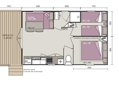 Cliquez pour découvrir toutes les photos de l'HÉBERGEMENT ! mobil-home - Flower Le Mas De Mourgues photo 6