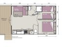 Cliquez pour découvrir toutes les photos de l'HÉBERGEMENT ! mobil-home - camping Flower Le Mas De Mourgues photo 6