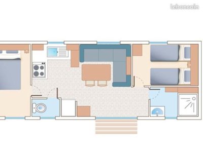 Cliquez pour découvrir toutes les photos de l'HÉBERGEMENT ! mobil-home - Les Granges photo 9