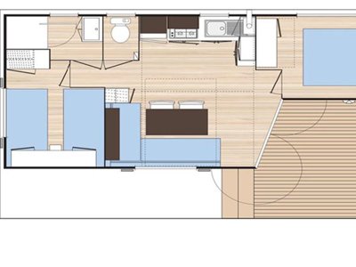 Cliquez pour découvrir toutes les photos de l'HÉBERGEMENT ! mobil-home - Les Acacias photo 7
