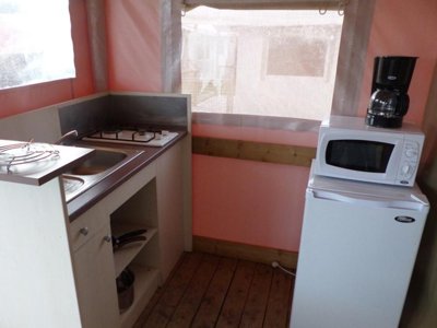 tente en toile et bois - Le Pontis photo 6