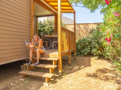 Cliquez pour découvrir toutes les photos de l'HÉBERGEMENT ! mobil-home - Mas Des Roses photo 7