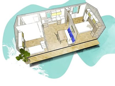 mobil-home - Flower Omaha Beach photo 5