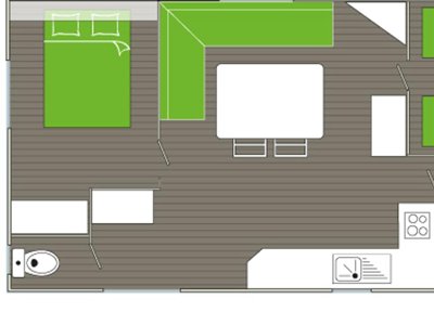 Cliquez pour découvrir toutes les photos de l'HÉBERGEMENT ! chalet - Flower Les Cadenières photo 2