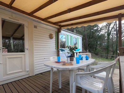 Cliquez pour découvrir toutes les photos de l'HÉBERGEMENT ! mobil-home - Paradis - Le Ruou photo 2