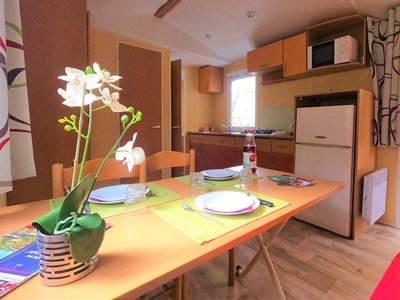 Cliquez pour découvrir toutes les photos de l'HÉBERGEMENT ! mobil-home - Paradis - Le Ruou photo 3