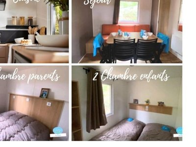 Cliquez pour découvrir toutes les photos de l'HÉBERGEMENT ! mobil-home - Paradis - Le Ruou photo 2