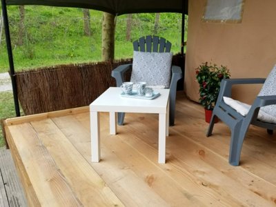 Cliquez pour découvrir toutes les photos de l'HÉBERGEMENT ! tente - Mas De Lastourg photo 2