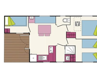mobil-home - La Fontaine Du Roc photo 7