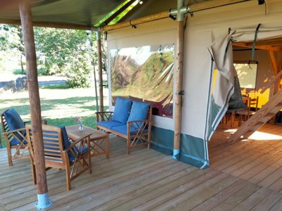 bungalow toilé - La Fontaine Du Roc photo 2