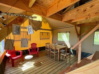 bungalow toilé - La Fontaine Du Roc photo 3