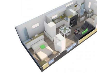 Cliquez pour découvrir toutes les photos de l'HÉBERGEMENT ! mobil-home - Hippocampe photo 4