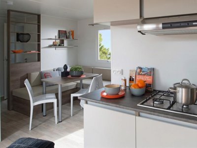 Cliquez pour découvrir toutes les photos de l'HÉBERGEMENT ! mobil-home - Le Nid D'Eté photo 2