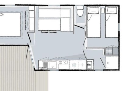 Cliquez pour découvrir toutes les photos de l'HÉBERGEMENT ! mobil-home - Le Nid D'Eté photo 5