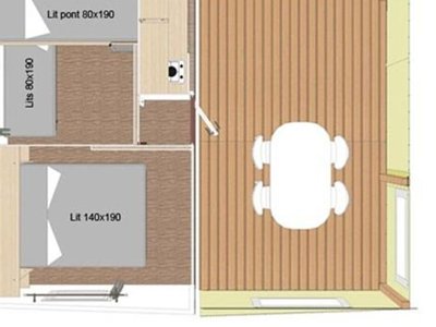 Cliquez pour découvrir toutes les photos de l'HÉBERGEMENT ! mobil-home - Le Val D'Amour photo 3