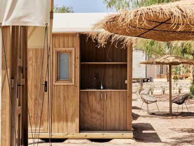Cliquez pour découvrir toutes les photos de l'HÉBERGEMENT ! tente en toile et bois - Taiga Almeria Playa photo 10