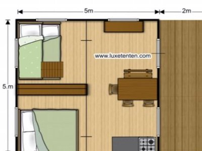 Cliquez pour découvrir toutes les photos de l'HÉBERGEMENT ! bungalow toilé - Paradis Aubeterre Sur Dronne photo 7