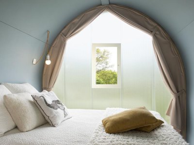 Cliquez pour découvrir toutes les photos de l'HÉBERGEMENT ! tente en toile et bois - Etche Zahar photo 5