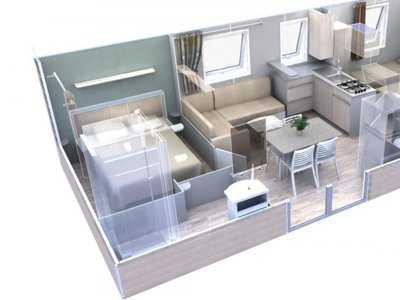 Cliquez pour découvrir toutes les photos de l'HÉBERGEMENT ! mobil-home - Intercommunal De La Durance photo 7