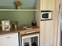 Cliquez pour découvrir toutes les photos de l'HÉBERGEMENT ! tente en toile et bois - camping Aqua 3 Masses photo 2