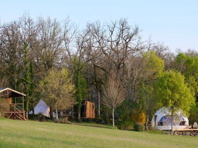 Cliquez pour découvrir toutes les photos de l'HÉBERGEMENT ! hébergement insolite - Domaine La Faurie photo 4