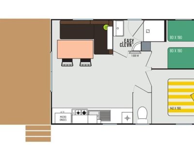 Cliquez pour découvrir toutes les photos de l'HÉBERGEMENT ! mobil-home - Ker Yaoulet photo 4