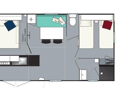 mobil-home - Ker Yaoulet photo 5