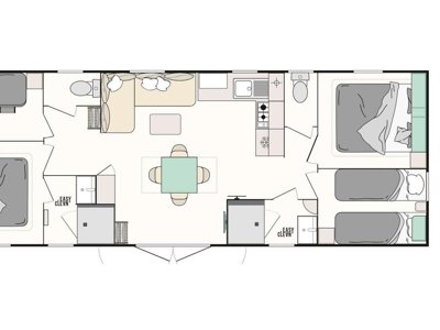 Cliquez pour découvrir toutes les photos de l'HÉBERGEMENT ! mobil-home - Ker Yaoulet photo 7