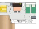 mobil-home - camping Ker Yaoulet photo 4