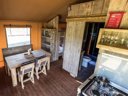 Cliquez pour découvrir toutes les photos de l'HÉBERGEMENT ! tente en toile et bois - camping Lac De Bonnefon photo 4