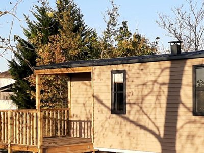 Cliquez pour découvrir toutes les photos de l'HÉBERGEMENT ! mobil-home - Du Bosc photo 2
