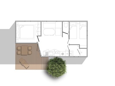 Cliquez pour découvrir toutes les photos de l'HÉBERGEMENT ! mobil-home - Du Bosc photo 6