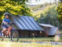 tente en toile et bois - camping Le Moulin Du Bel Air photo 4