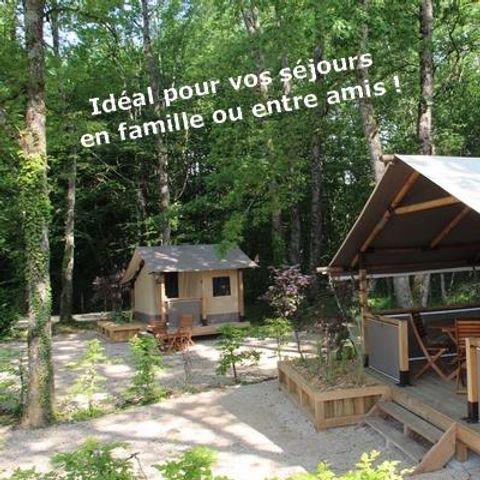 tente toile et bois - La Grange Du Pin photo 2