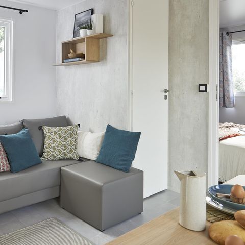Cliquez pour découvrir toutes les photos de l'HÉBERGEMENT ! mobilhome - La Grange Du Pin photo 3