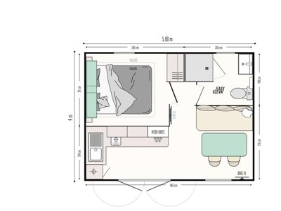 mobil-home - L'Esplanade photo 5