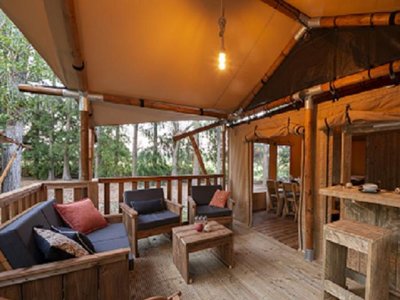Cliquez pour découvrir toutes les photos de l'HÉBERGEMENT ! bungalow toilé - U Casone photo 6
