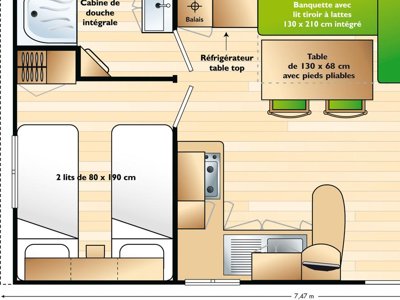 Cliquez pour découvrir toutes les photos de l'HÉBERGEMENT ! mobil-home - U Casone photo 6