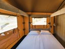 Cliquez pour découvrir toutes les photos de l'HÉBERGEMENT ! tente en toile et bois - camping U Casone photo 2