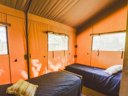 Cliquez pour découvrir toutes les photos de l'HÉBERGEMENT ! tente en toile et bois - camping U Casone photo 6