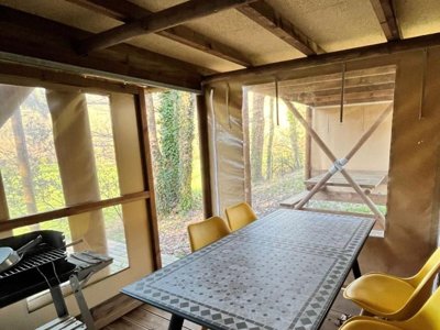 Cliquez pour découvrir toutes les photos de l'HÉBERGEMENT ! tente en toile et bois - La Prade photo 2