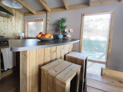 Cliquez pour découvrir toutes les photos de l'HÉBERGEMENT ! bungalow toilé - L'eau Vive photo 7