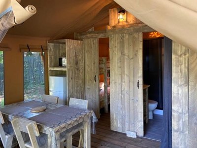 tente en toile et bois - Le Haras photo 3