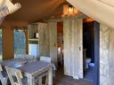tente en toile et bois - camping Le Haras photo 3