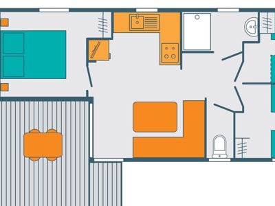 mobil-home - Pene Blanche photo 3