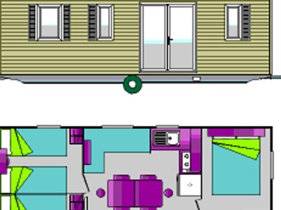 Cliquez pour découvrir toutes les photos de l'HÉBERGEMENT ! mobil-home - Le Fun photo 14